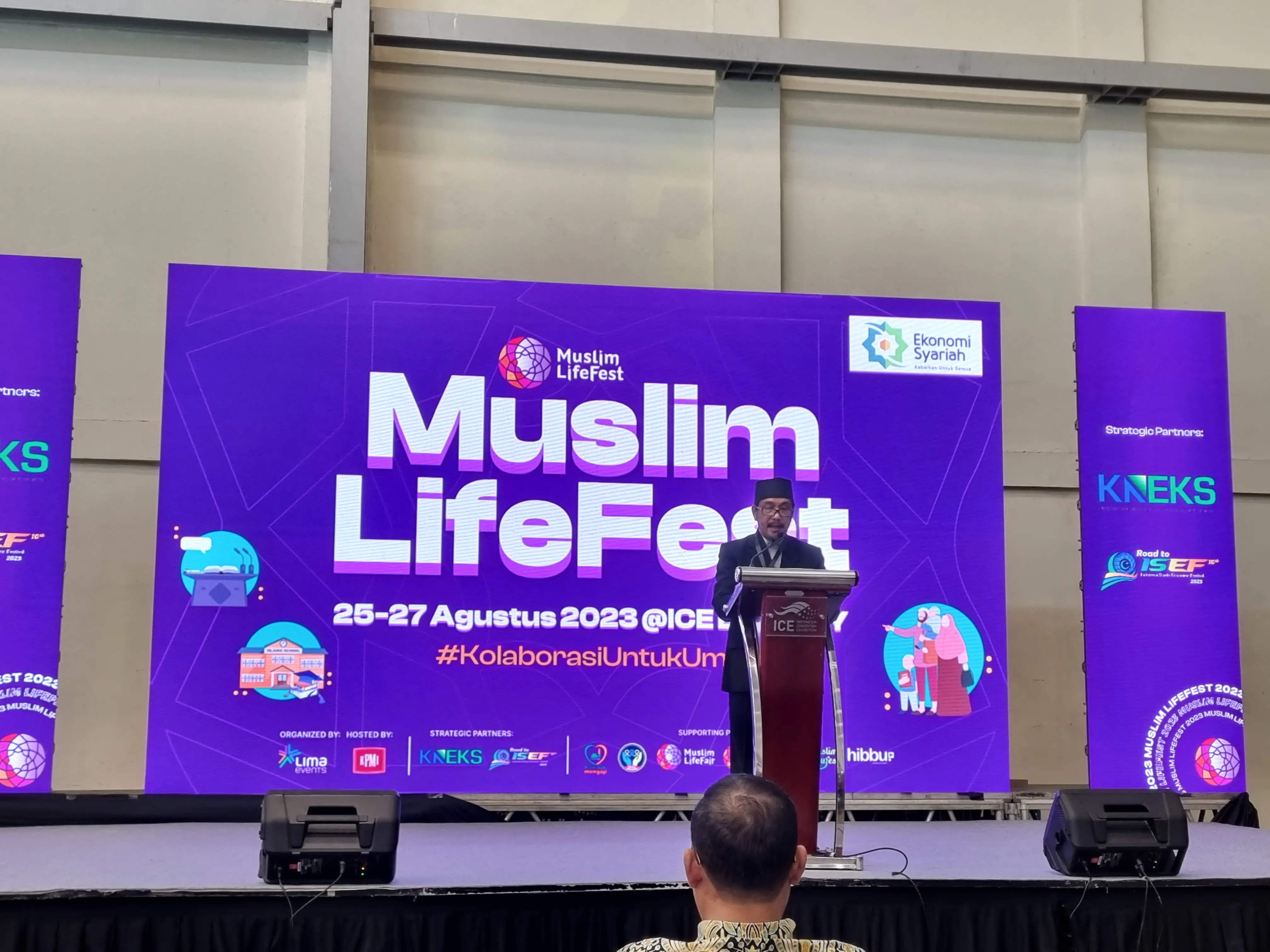 Pembukaan oleh Rachmat Marpaung, Ketua Pengusaha Muslim Indonesia. (Foto: ThePhrase.id/Syifaa)