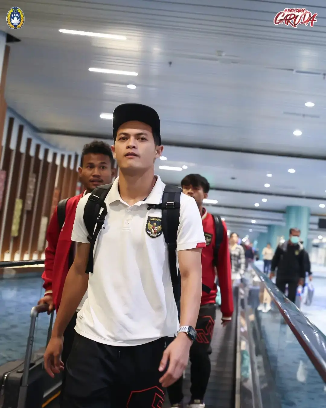 Timnas Indonesia U-23 sudah tiba di Jakarta. Foto Instagram Timnas Indonesia.