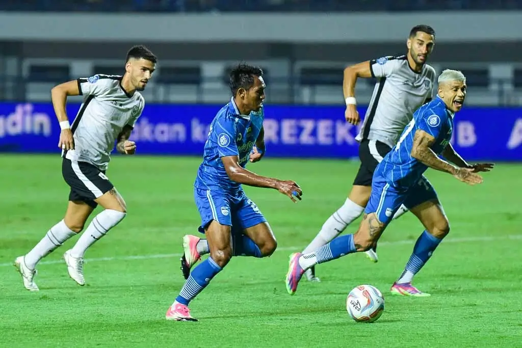 Persib Bandung menang 2-1 atas RANS Nusantara FC. Foto Persib Bandung.