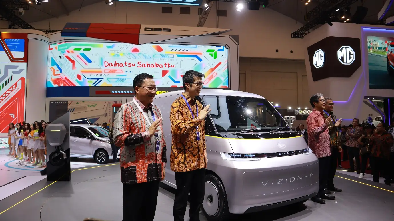 Pesona Mobil Listrik Konsep Daihatsu Vizion F di GIIAS 2023