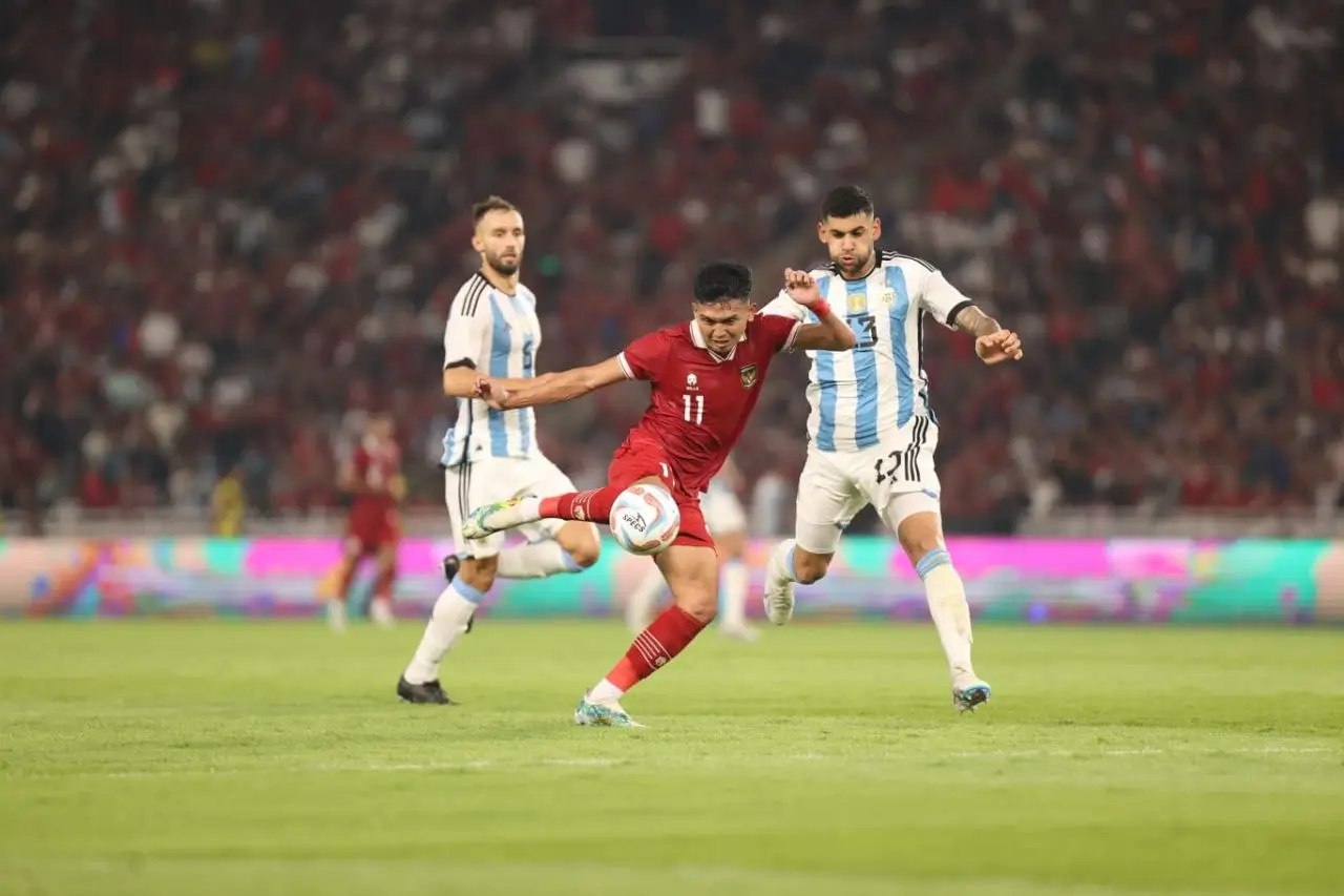 Timnas Indonesia Cuma Kalah 0 2 dari Argentina