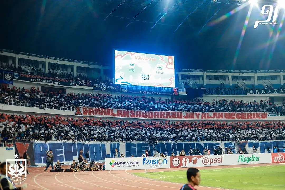 Suporter PSIS Semarang. Foto Instagram PSIS Semarang.