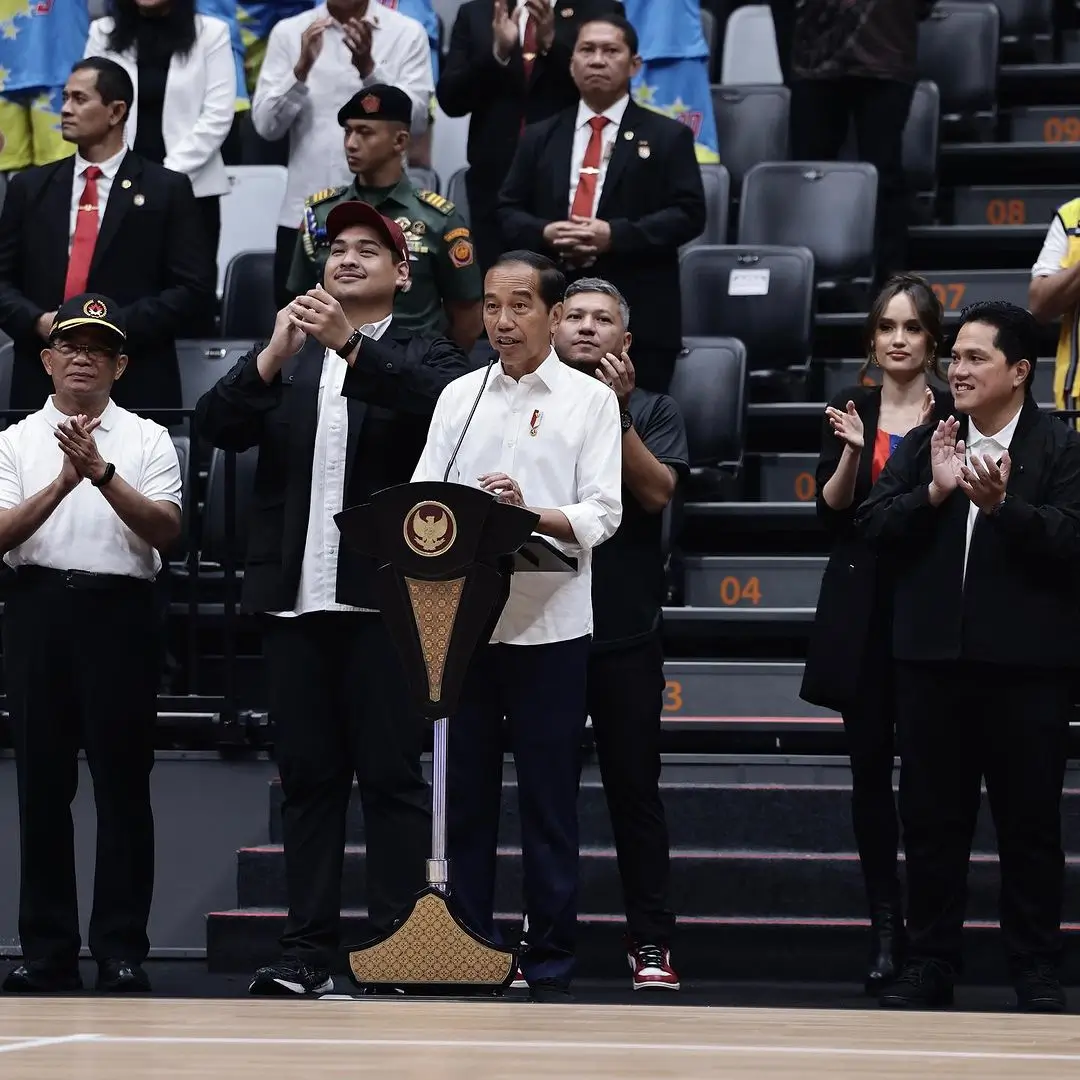 Presiden Jokowi akan menghadiri upacara pembukaan Piala Dunia FIBA 2023 di Indonesia. Foto: Instagram Perbasi.