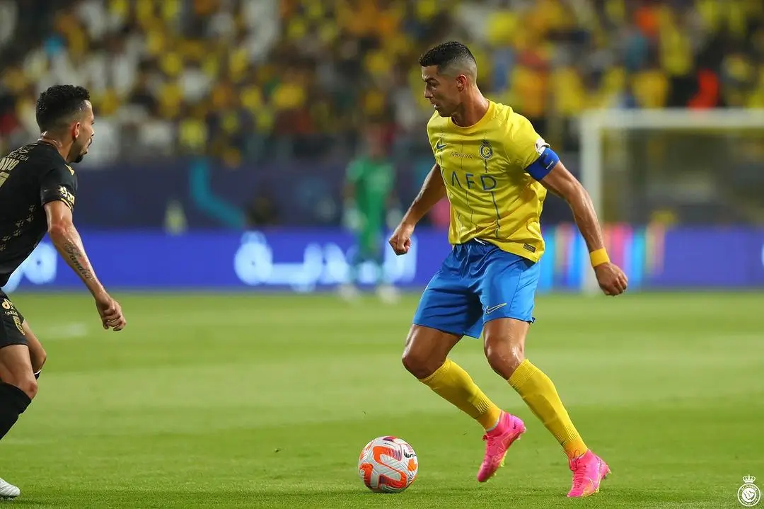 Aksi Cristiano Ronaldo bersama Al Nassr. (Foto: Instagram Al Nassr)