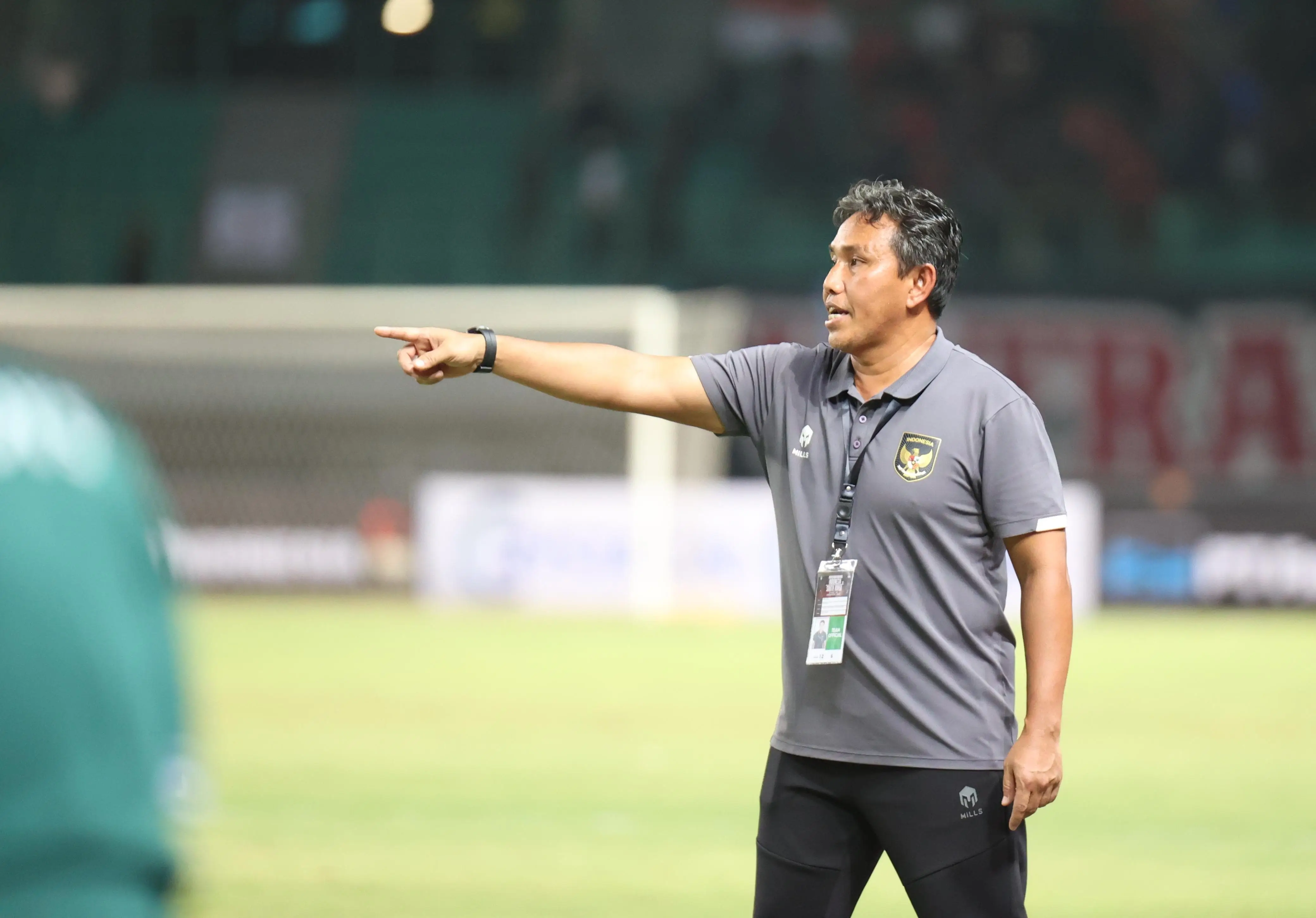 Pelatih Timnas Indonesia U-17, Bima Sakti. Foto PSSI.