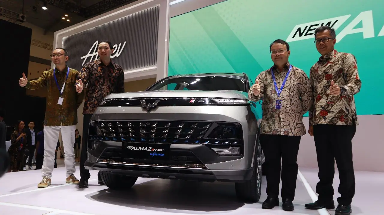 Peluncuran New Almaz RS dan Hybrid di GIIAS 2023. (Foto: ThePhrase.id/Fauzan)