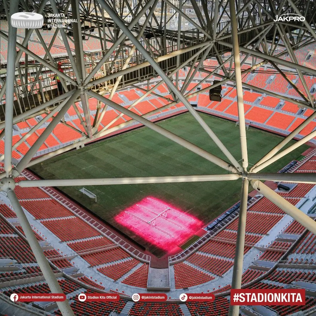 Jakarta International Stadium (JIS), Jakarta. Foto: Instagram JIS