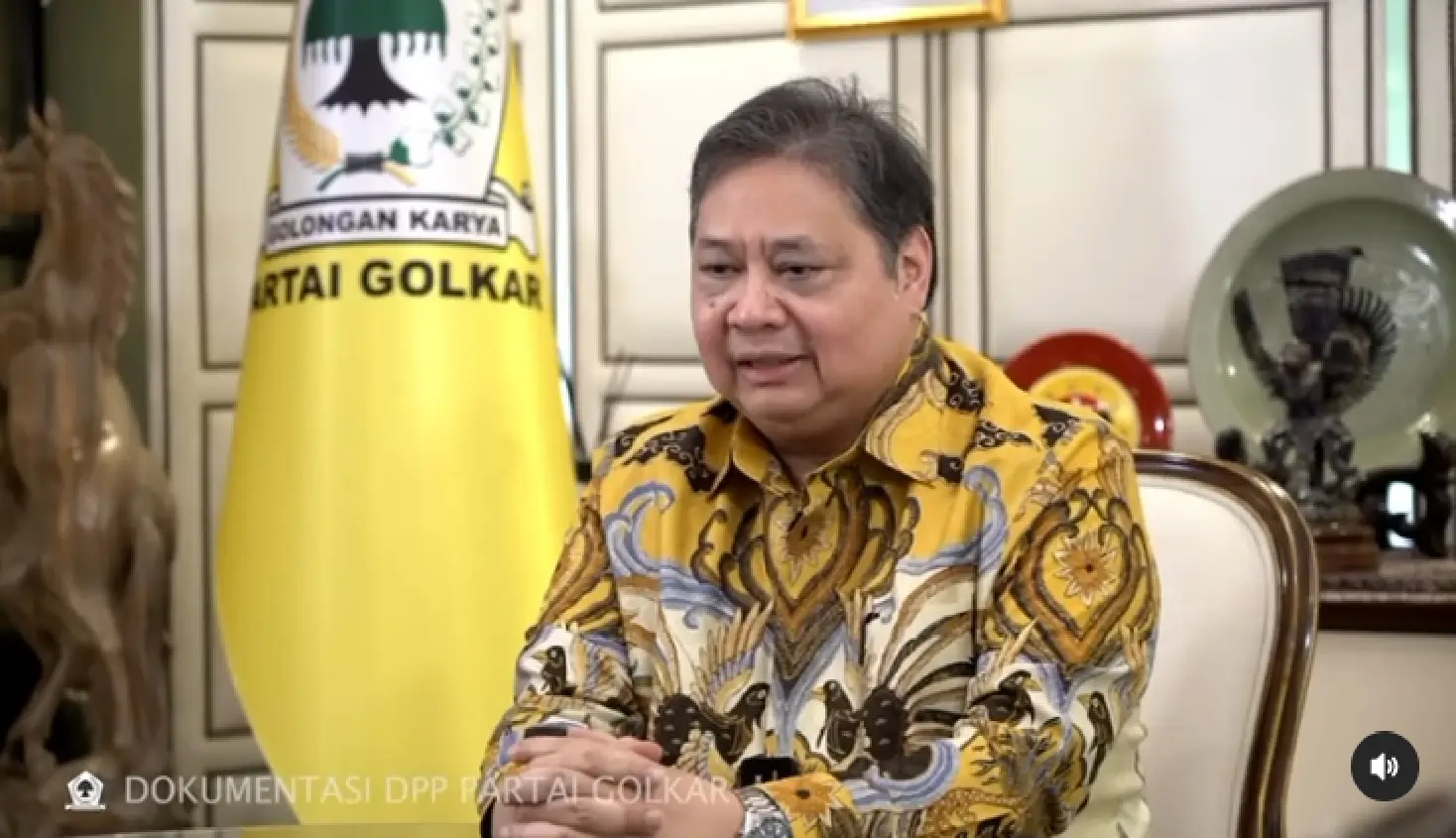 Mantan Ketua Umum Partai Golkar, Airlangga Hartarto. (Foto: Instagram/airlanggahartarto_official)