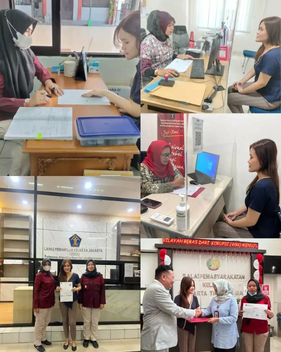 Lapas Perempuan Kelas IIA Jakarta membebaskan bersyarat Jessica Wongso pada Minggu (18/8/24). (Foto: Instagram/lapasperempuan_jakarta) 