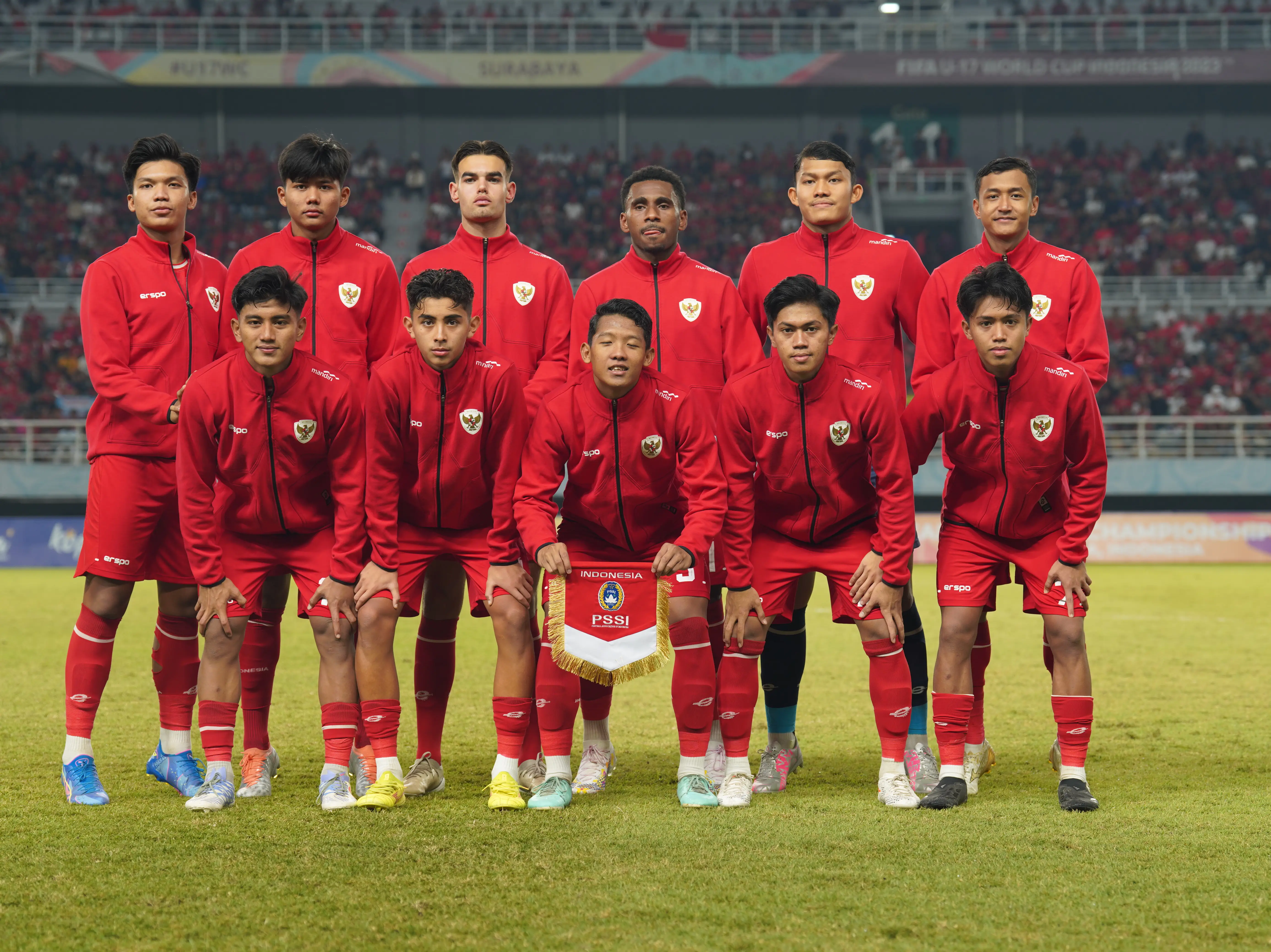 Timnas Indonesia U-19 menjalani upacara kemerdekaan ke-79 RI. (Foto: Istimewa)