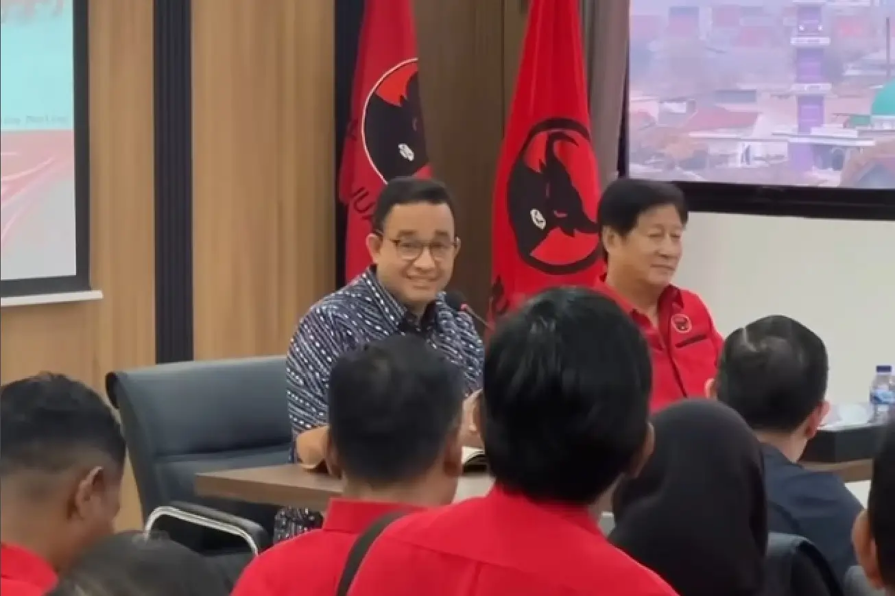Anies Baswedan ketika menyambangi Kantor DPP PDI Perjuangan, Jakarta. (Foto: Instagram/aniesbaswedan)