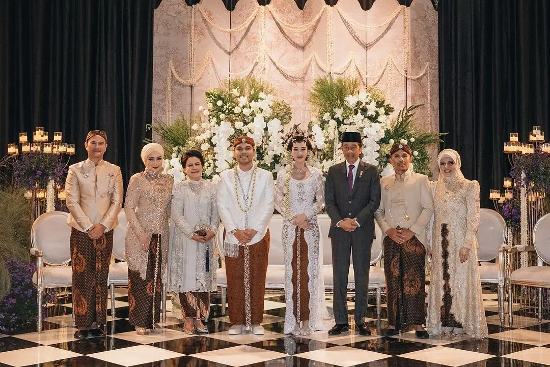 Presiden Jokowi menjadi saksi dalam pernikahan Thariq Halilintar dan Aaliyah Massaid (Foto: instagram.com/thariqhalilintar_)