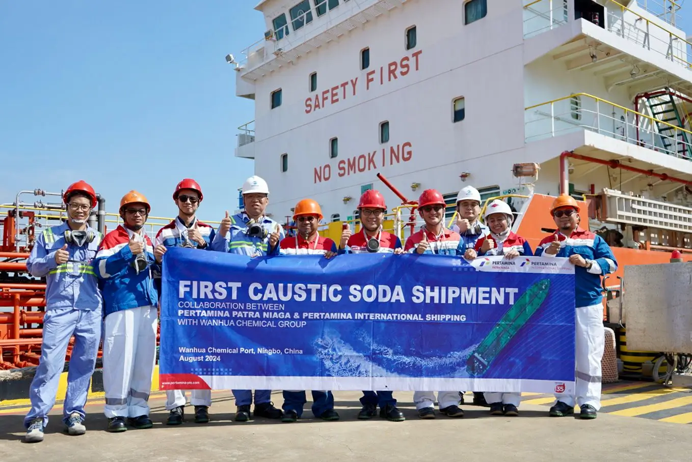 Pertamina Patra Niaga Sukses Salurkan Produk Chemical untuk Proyek Strategis Nasional Alumina Refinery