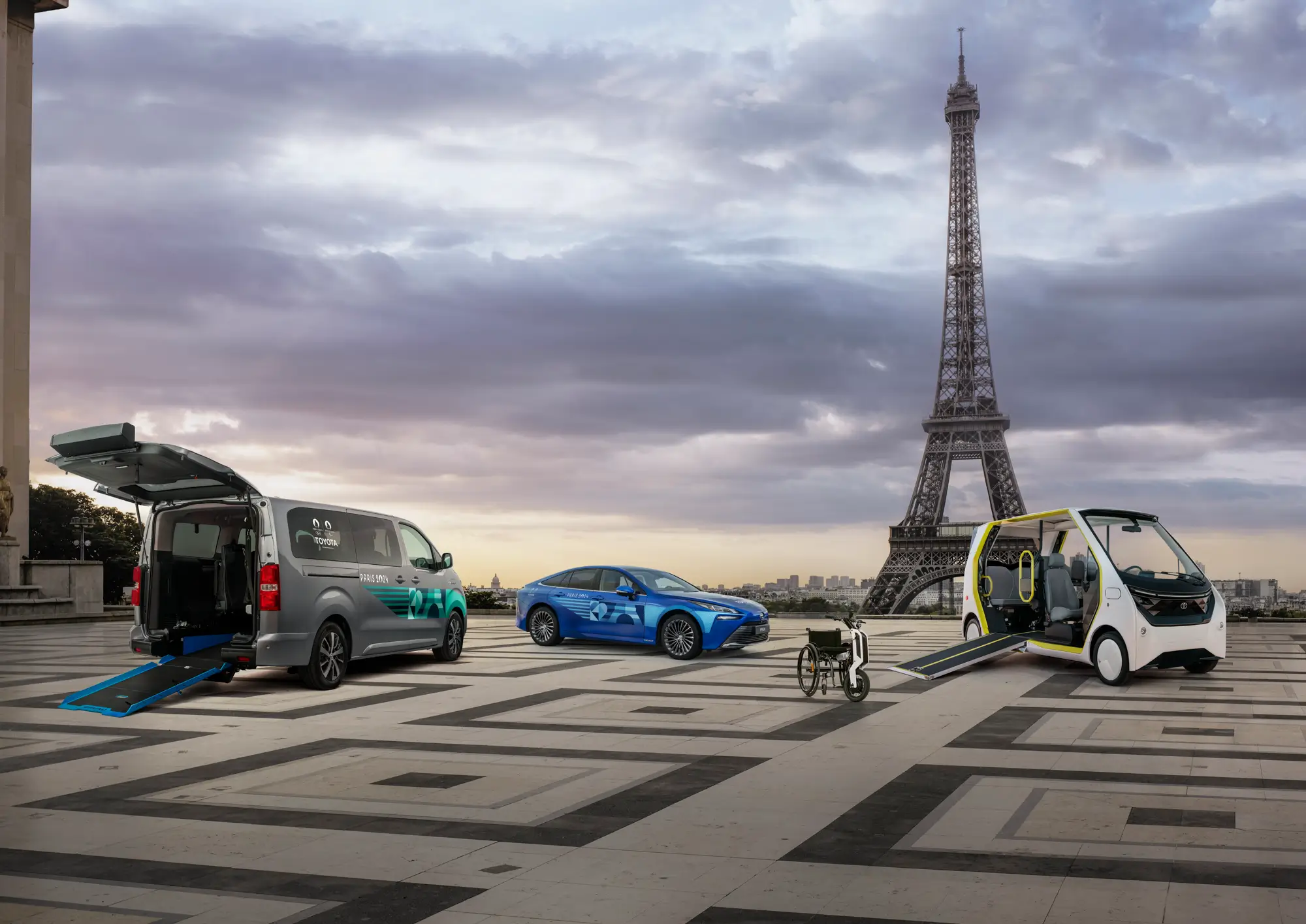 Sustainable Mobility Solutions Toyota untuk Paralimpiade Paris 2024. (Foto: newsroom.toyota.eu)