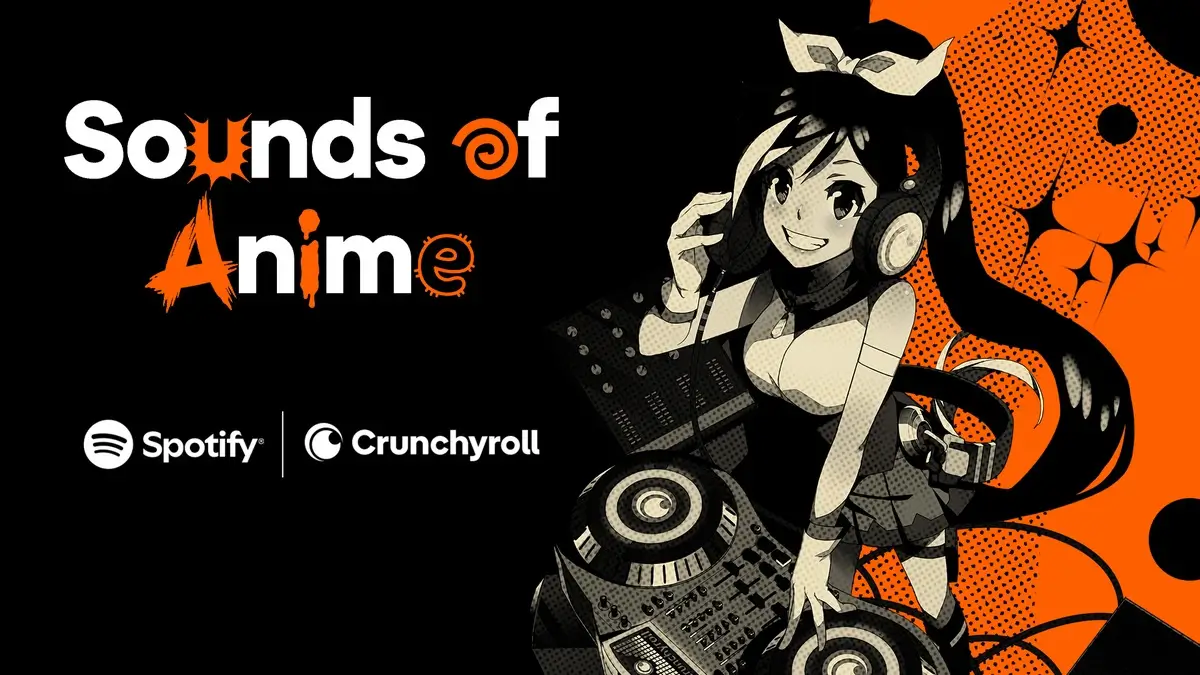 Foto: Kolaborasi Spotify dan Crunchyroll (dok. Crunchyroll)
