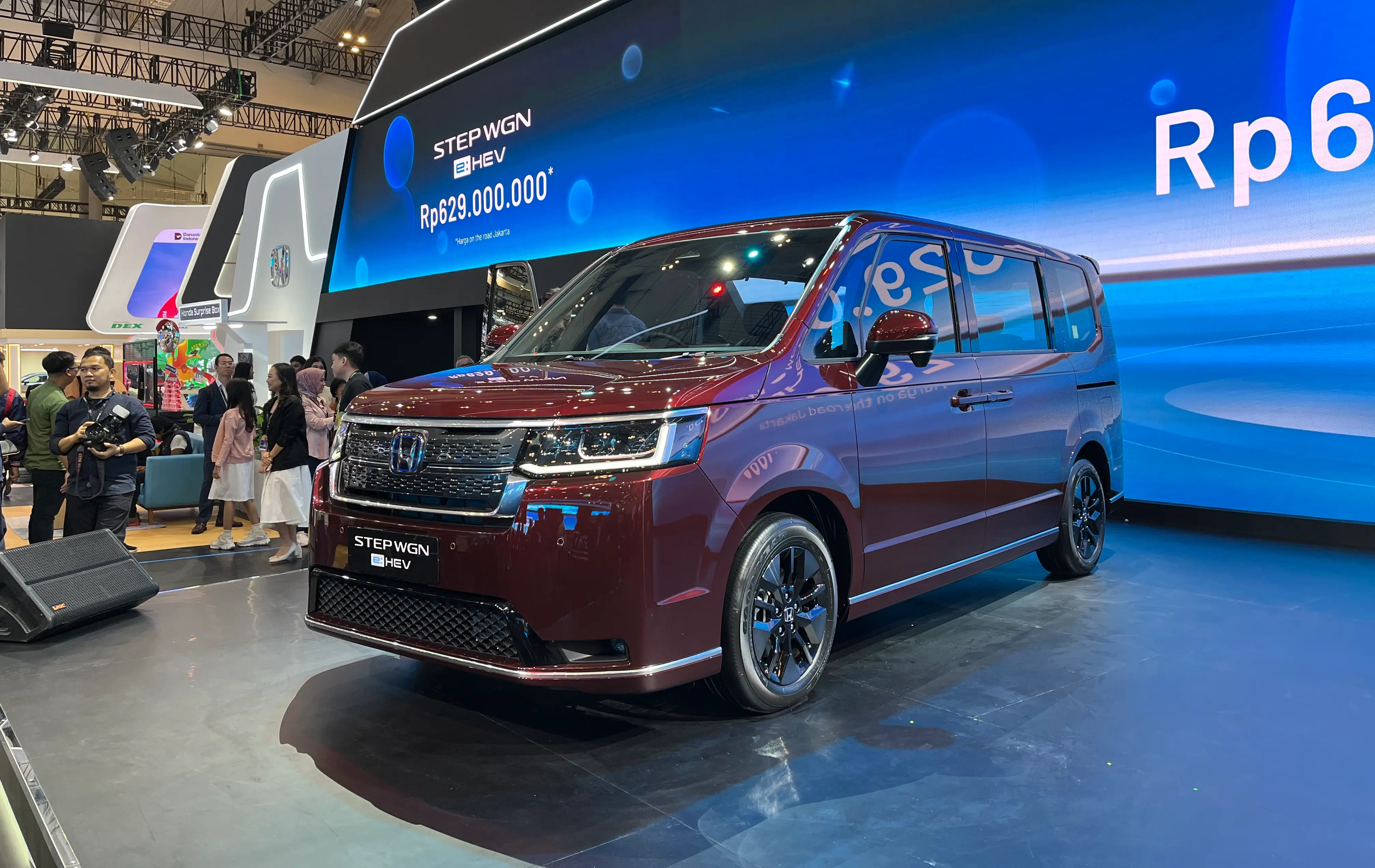 Honda Step WGN e:HEV di GIIAS 2025. (Foto: ThePhrase.id/Rangga Bijak)