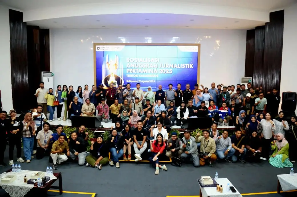 Jurnalis Kalimantan siap berkompetisi dalam AJP 2025. (Foto: Dok. Pertamina)