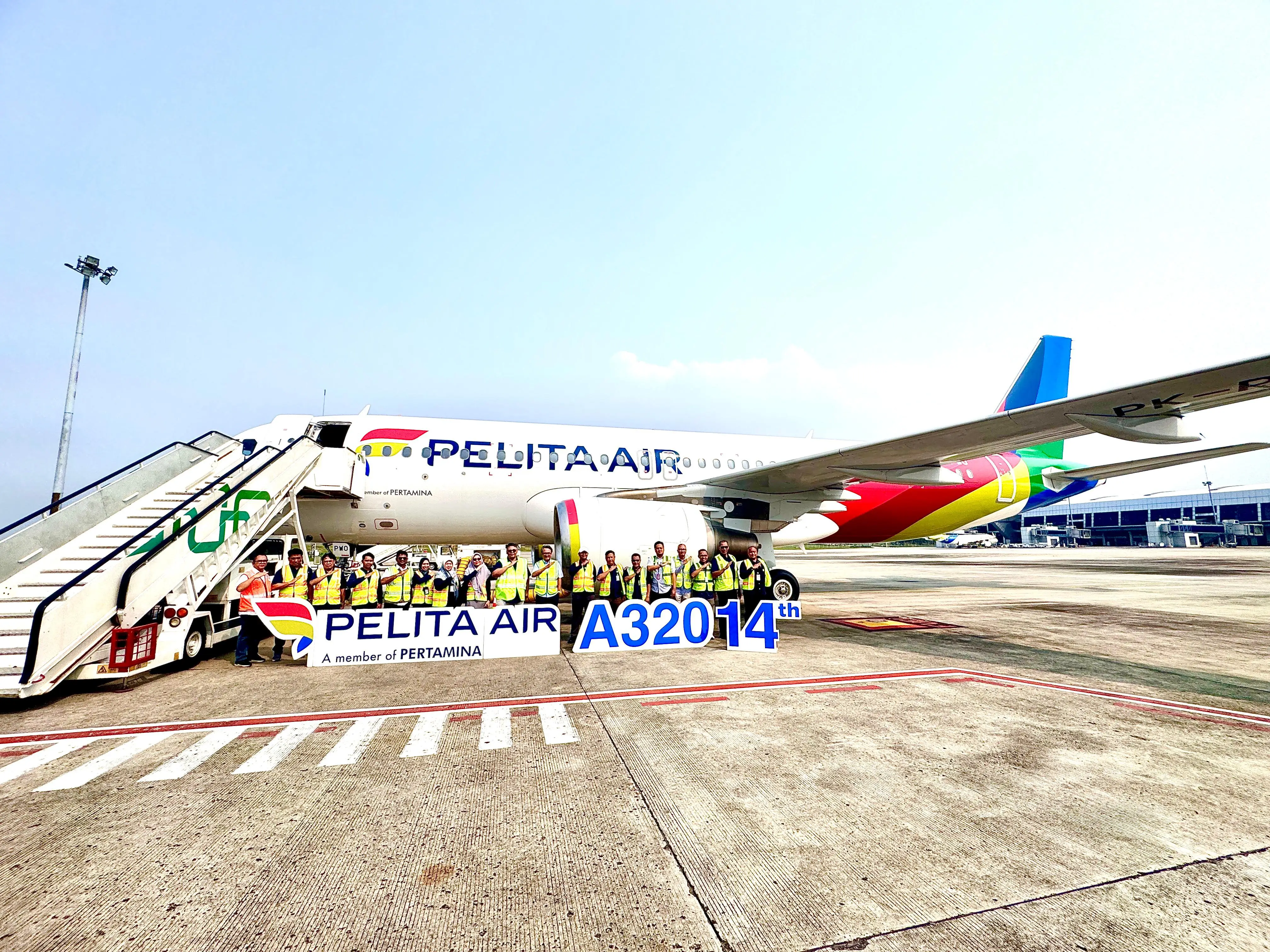 Pelita Air tambah pesawat ke-14 jenis Airbus A320. (Foto: Dok. Pelita Air)