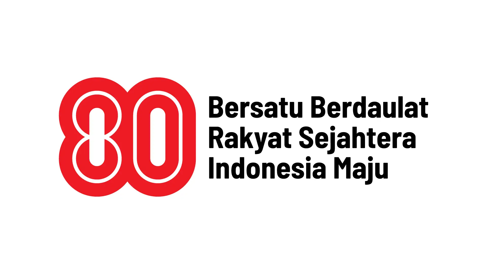 Logo HUT RI ke-80. (Foto: hut80ri.setneg.go.id)