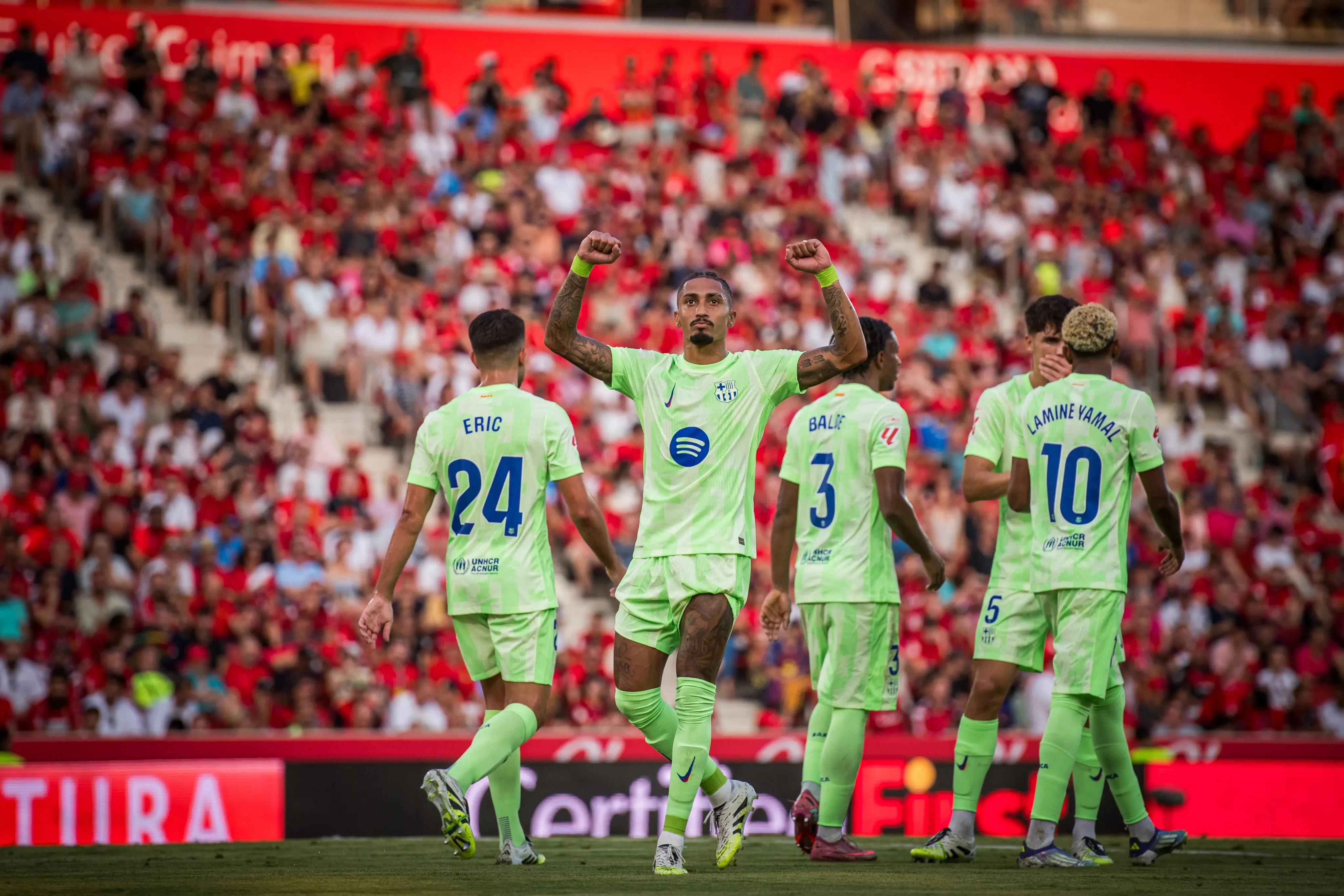 Barcelona mengawali musim La Liga 2025-2026 dengan kemenangan penuh kontroversi atas Real Mallorca. Dok. Istimewa