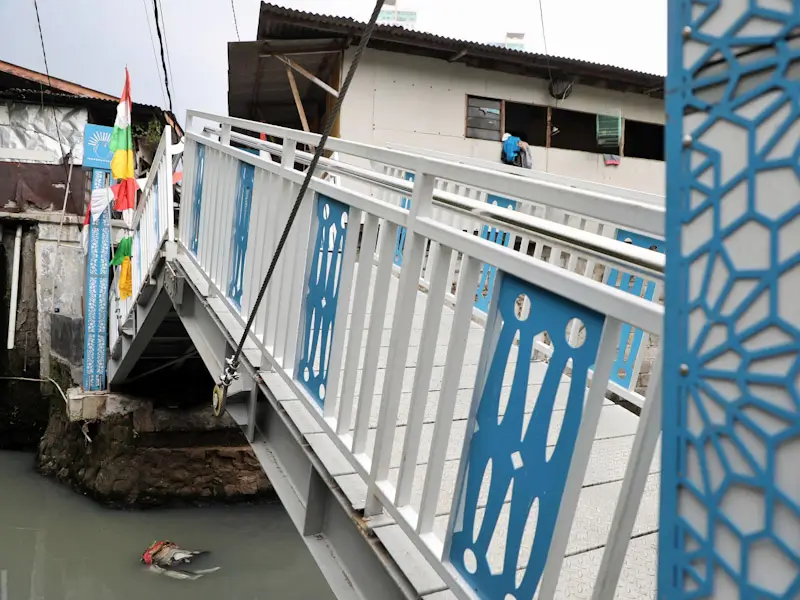 Foto: Jembatan Angkat Gandaria (beritajakarta.id/Andri Widiyanto)