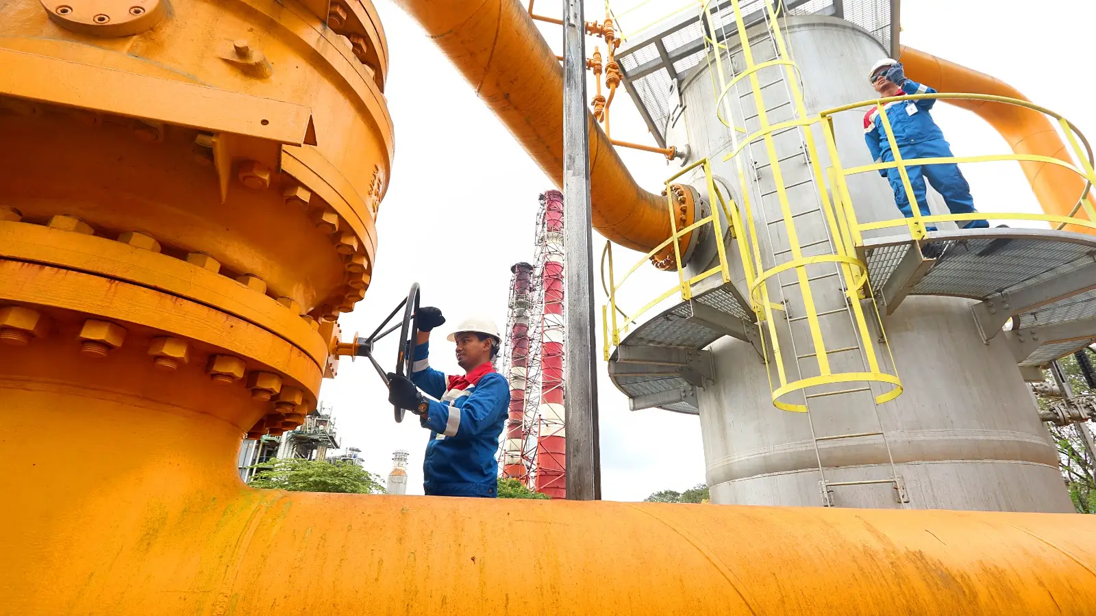 Rayakan HUT Ke 80 RI  Pekerja Pertagas Siaga Pastikan Keandalan Penyaluran Energi 