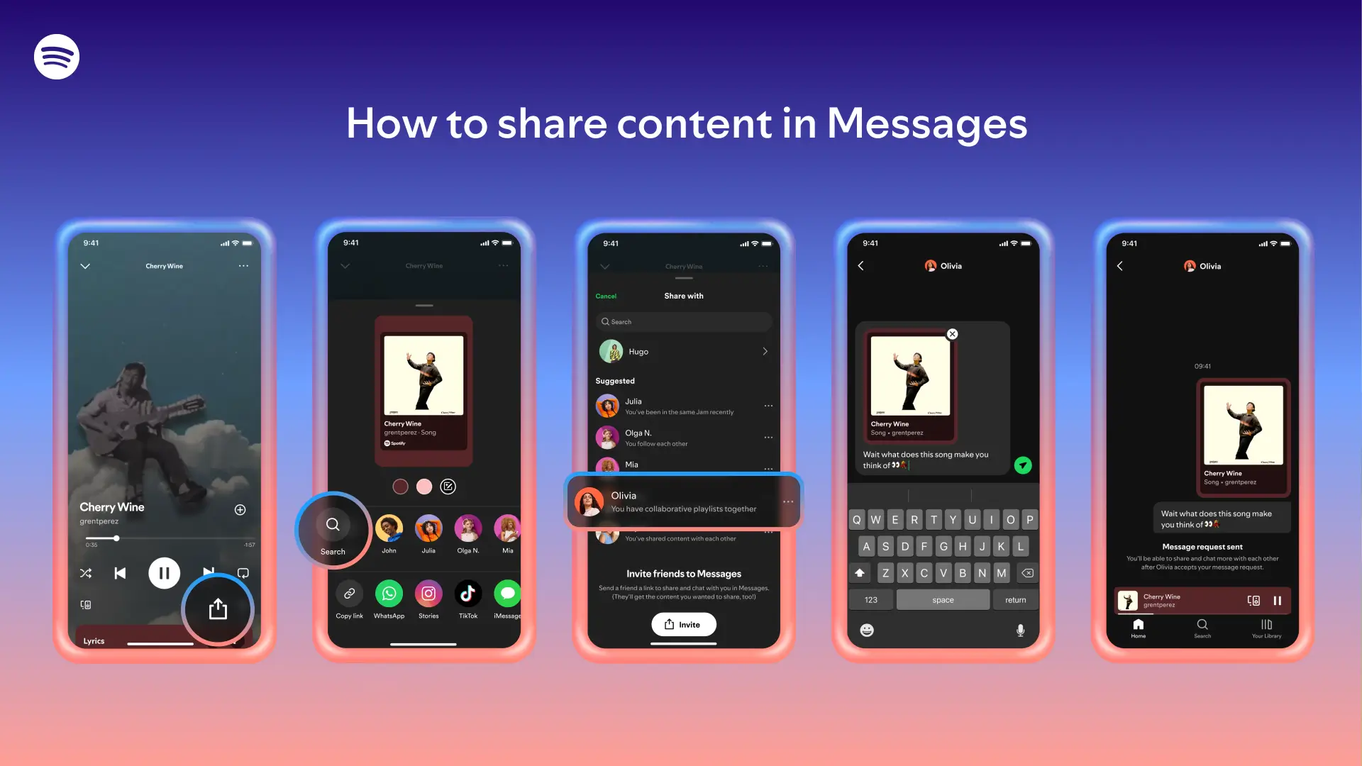 Spotify Rilis Fitur Messages  Berbagi Musik dan Podcast Jadi Lebih Praktis