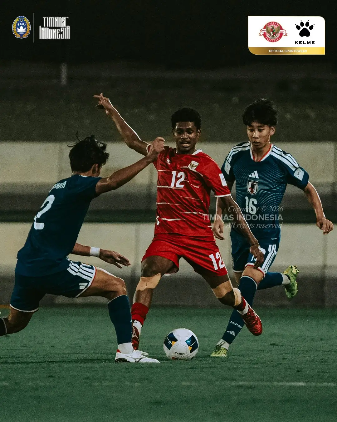 Timnas Indonesia U-17 bermain menjanjikan dalam uji coba kontra Timnas Uzbekistan U-17. Foto PSSI.