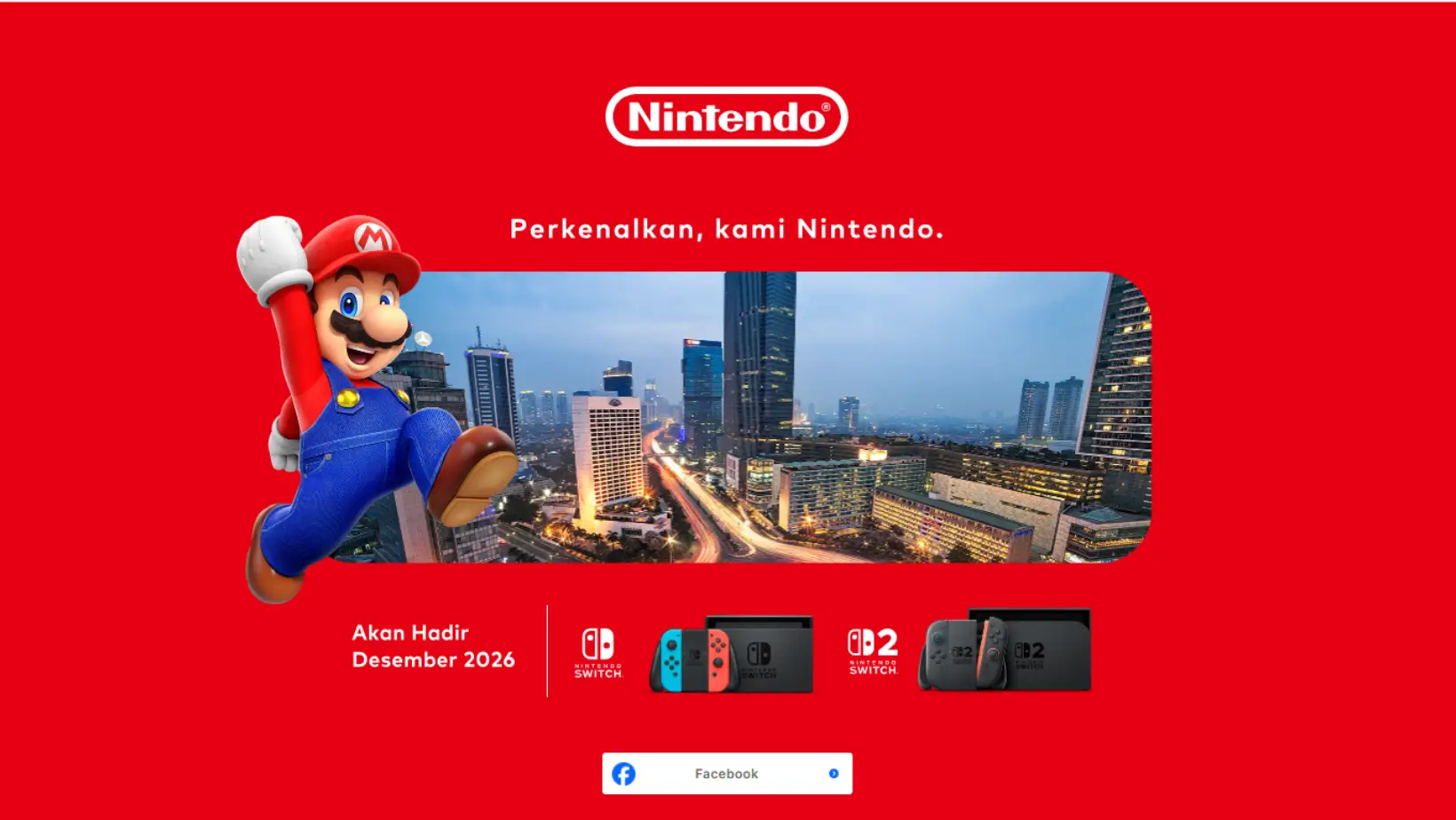 Foto: Nintendo resmi hadir di Indonesia (nintendo.com/id)