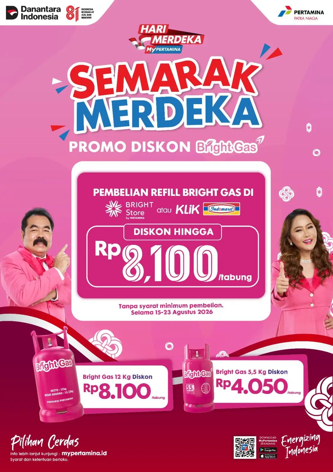 Harga Bright Gas 12 Kg dan 5 5 Kg Turun per 15 Agustus Ini Daftarnya