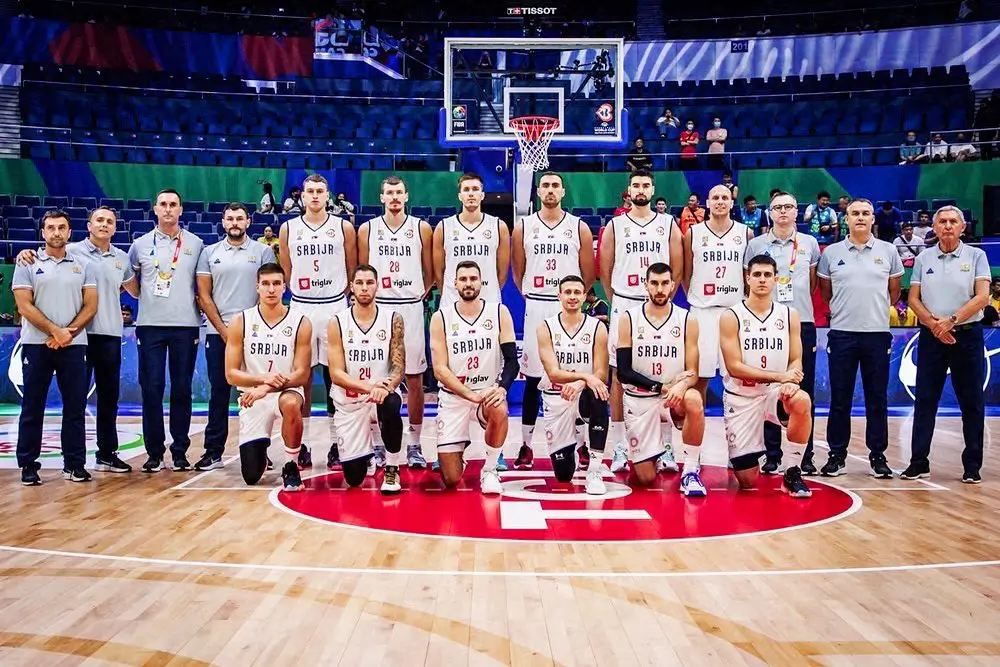 Timnas Bola Basket Serbia di FIBA World Cup 2023. Foto Instagram Timnas Bola Basket Serbia.