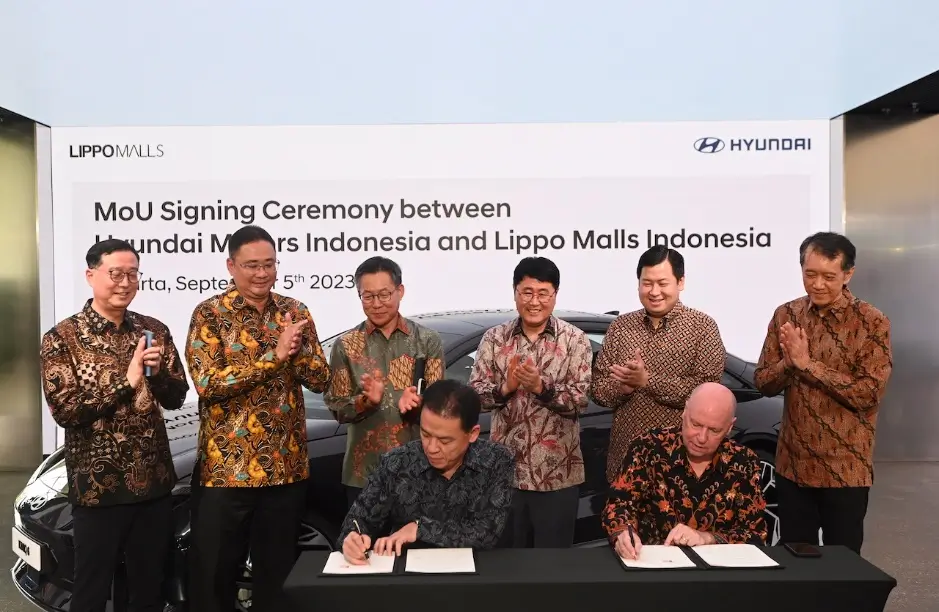 Kolaborasi dengan Lippo Malls  Hyundai Hadirkan EV Charging Stations di 52 Pusat Perbelanjaan