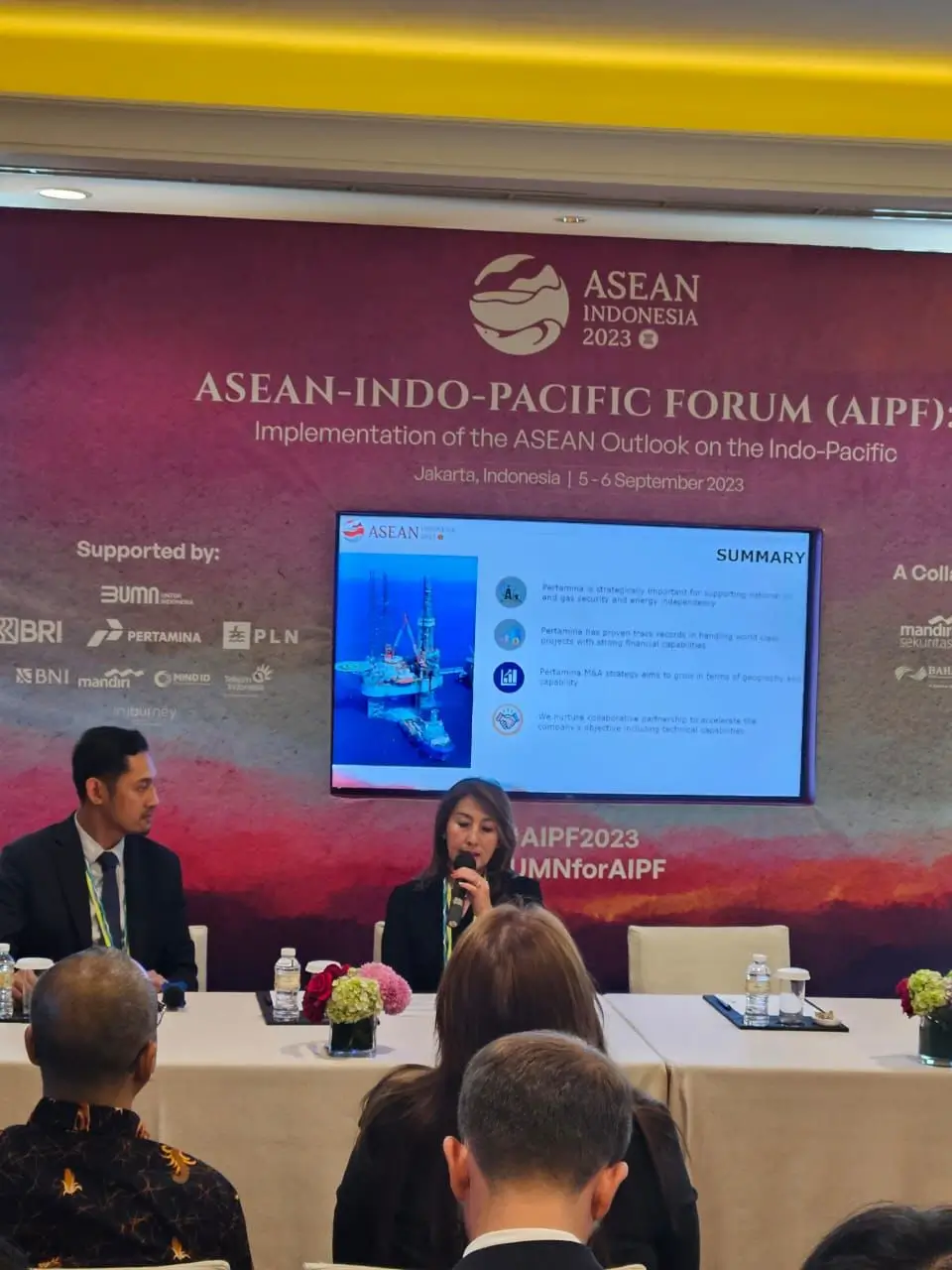 Pertamina Jajaki Peluang Kolaborasi Melalui Business Matching Event pada AIPF 2023