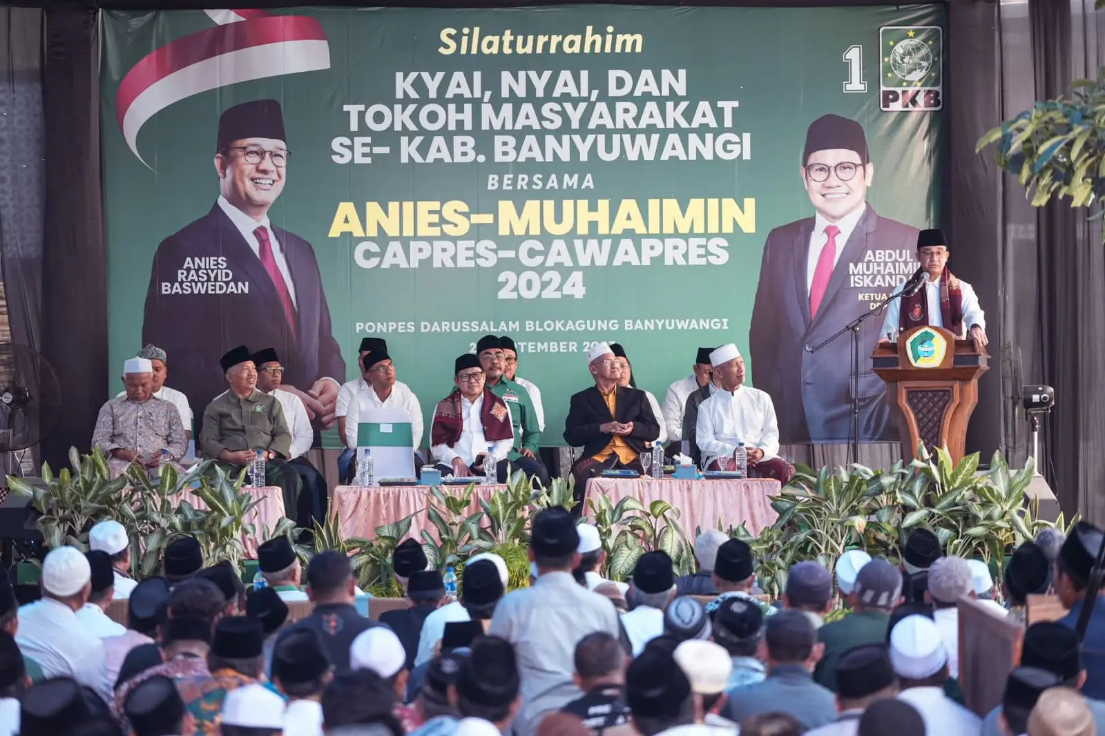 Safari Politik Anies Muhaimin ke Pesantren di Jatim  Sebarkan Semangat Perubahan