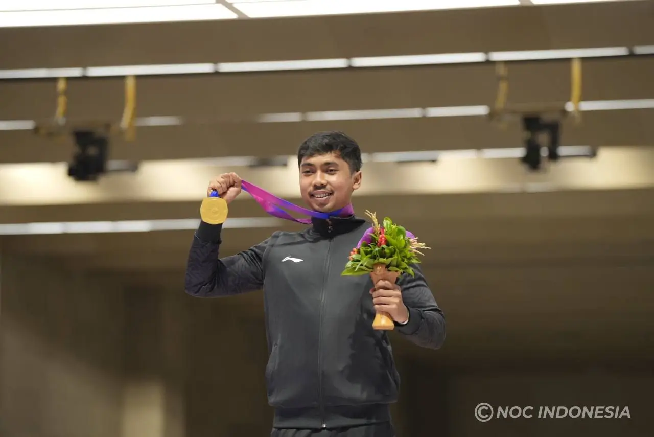 Muhammad Sejahtera Dwi Putra Sumbangkan Medali Emas Pertama Asian Games 2022 untuk Indonesia