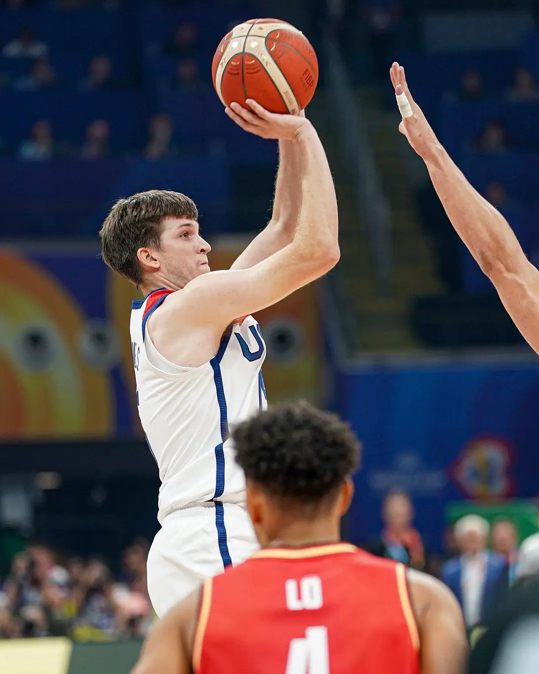 Timnas Bola Basket Amerika Serikat harus menerima kenyataan gagal di FIBA World Cup 2023. Foto Instagram Timnas Bola Basket Amerika Serikat.