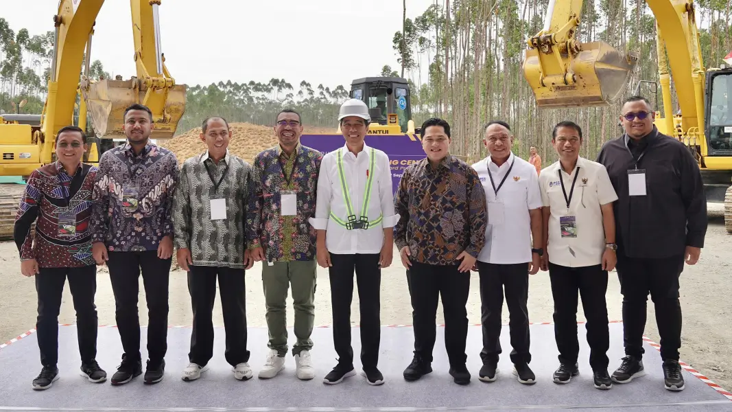 Pembangunan Training Center Timnas Indonesia di Ibu Kota Nusantara. Foto: PSSI