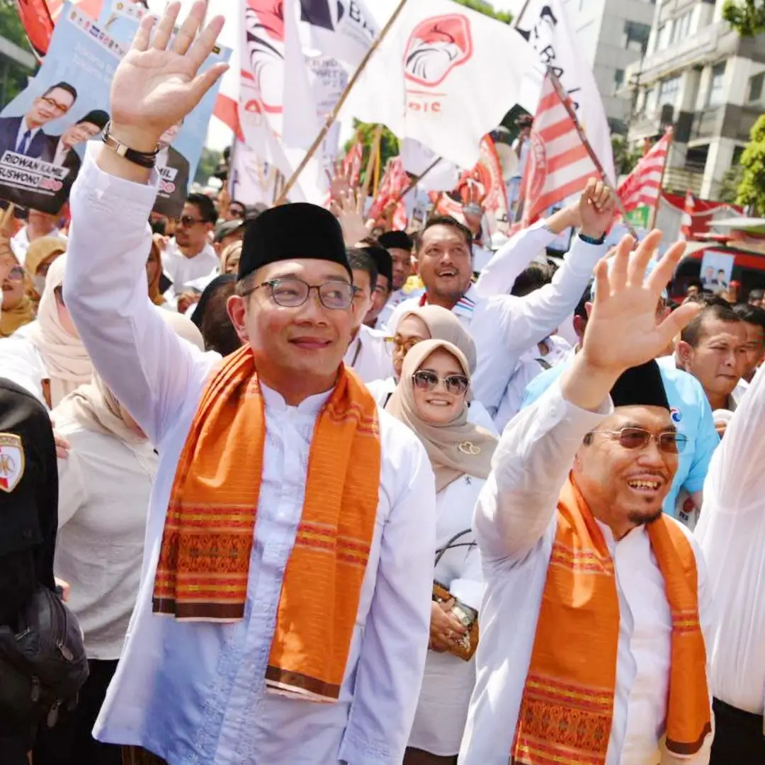 Pasangan bakal cagub-cawagub Jakarta, Ridwan Kamil (kiri) dan Suswono (kanan). (Foto: Instagram/pk_sejahtera)