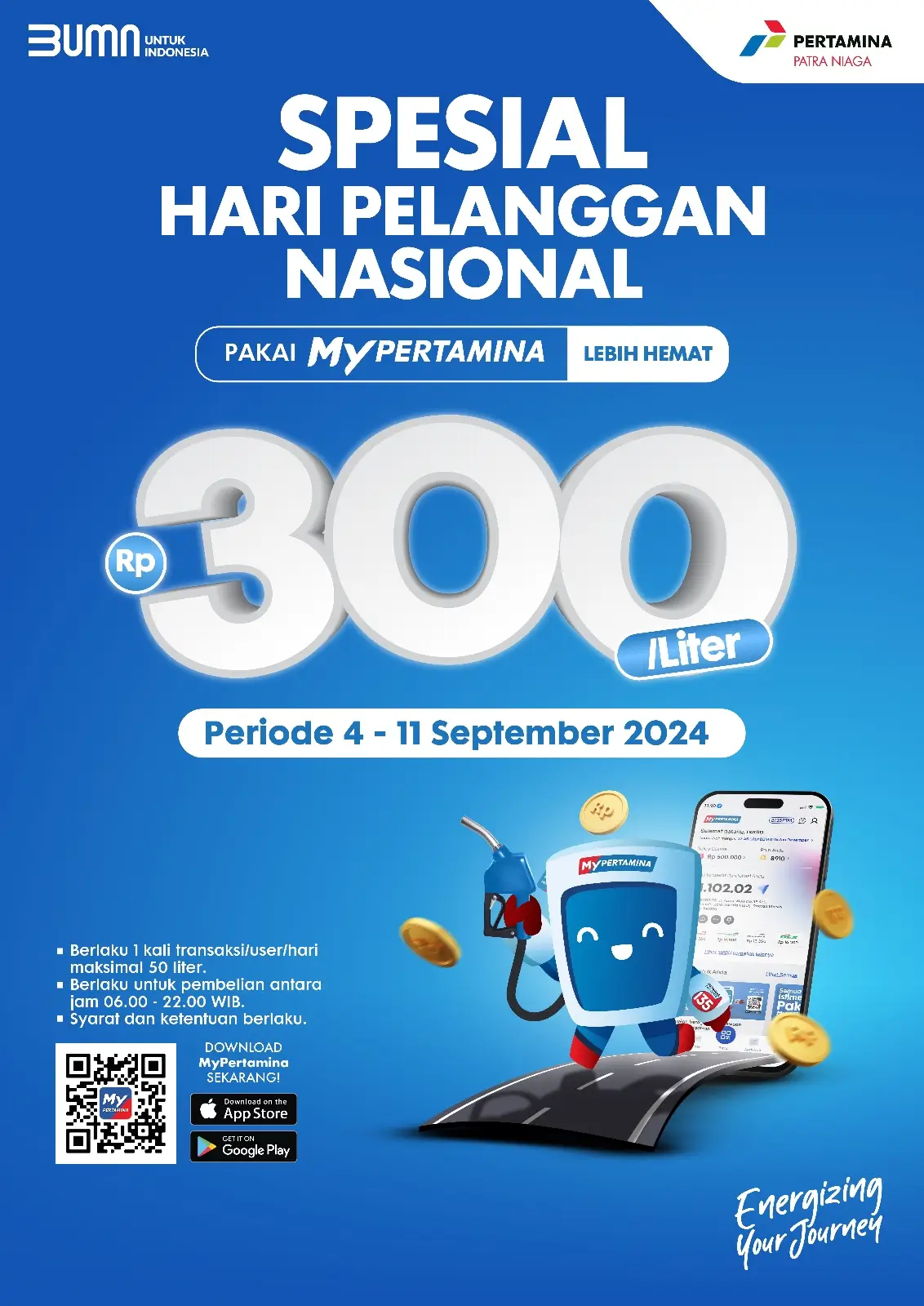 Beragam promo Pertamina di Hari Pelanggan Nasional. (Foto: Pertamina)