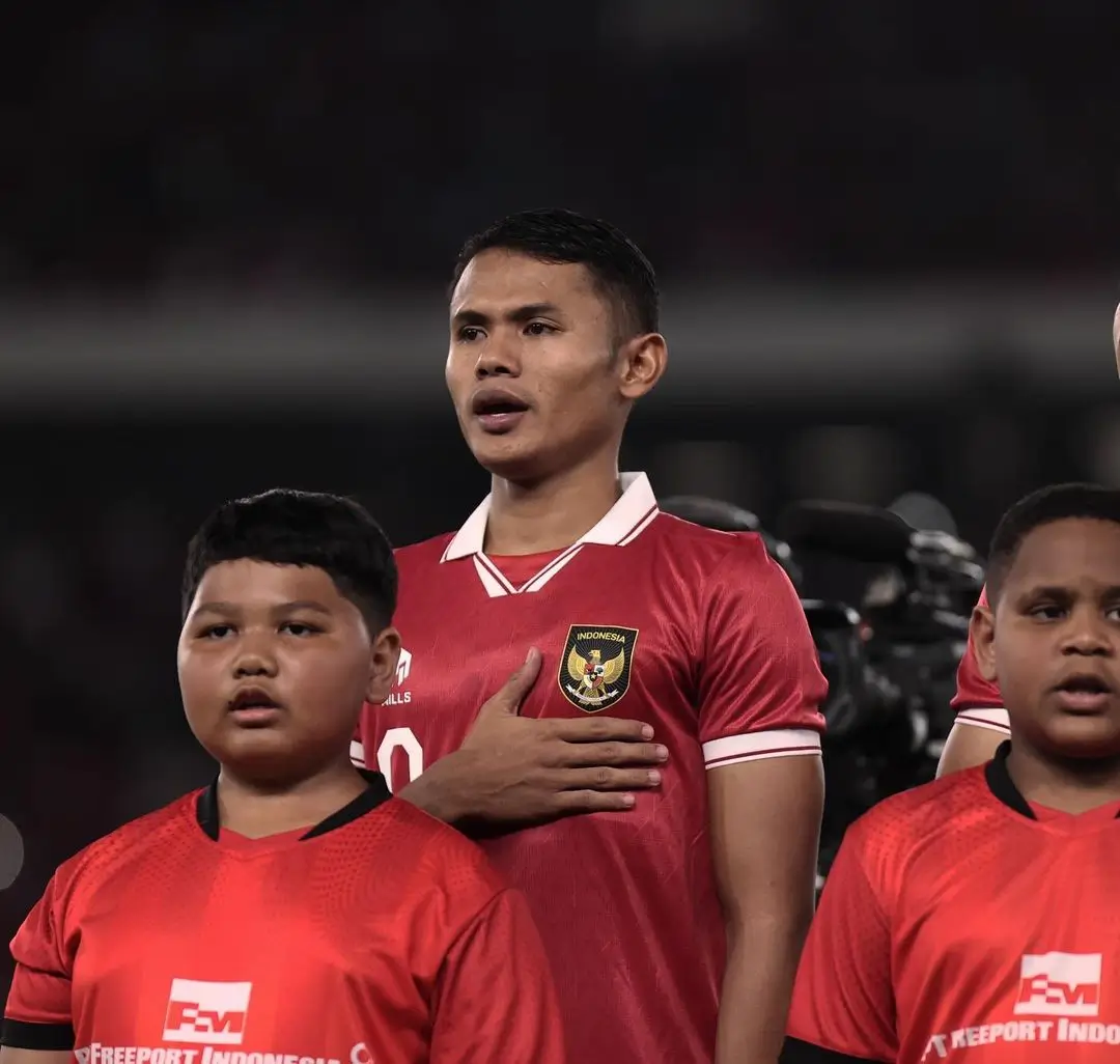 Dimas Drajad kehilangan ponselnya setelah berlatih dengan Timnas Indonesia. (Foto: Instagram Dimas Drajad)