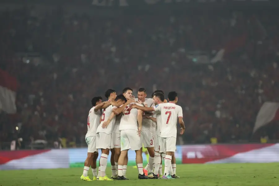 Timnas Indonesia mengalami kenaikan empat peringkat dalam ranking FIFA terbaru pada 19 September 2024. Foto PSSI.