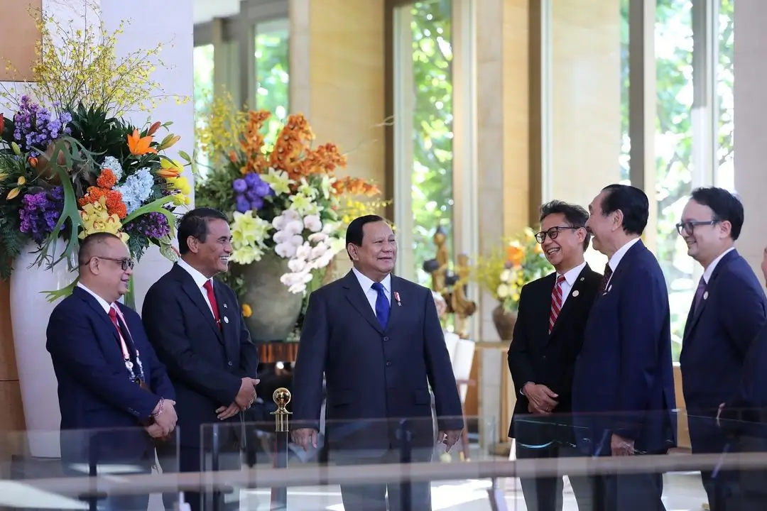 Calon Presiden RI terpilih, Prabowo Subianto (tengah). (Foto: Instagram/prabowo)