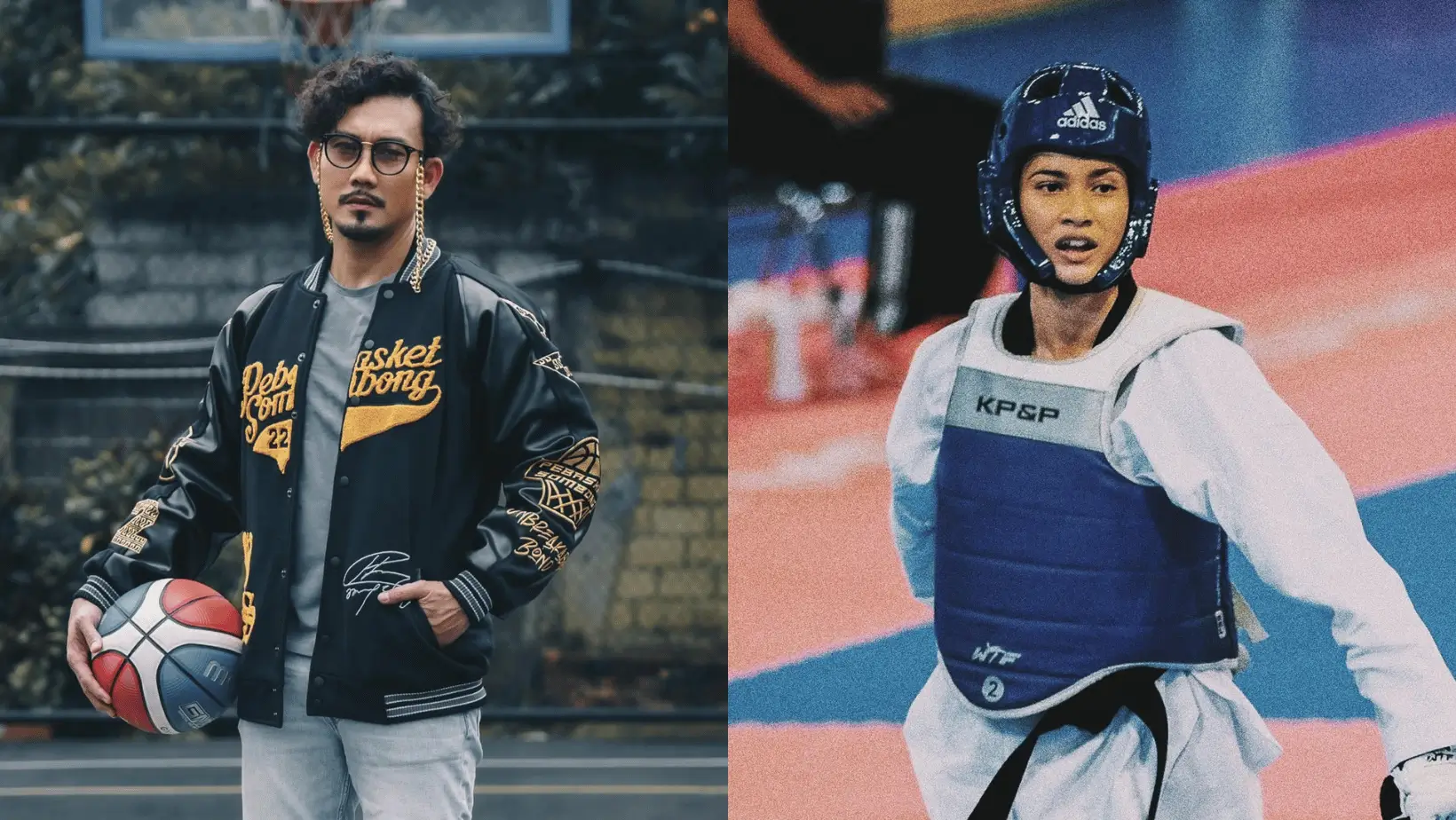 Denny Sumargo dan Aghniny Haque sebagai atlet (Foto: instagram.com/sumargodenny & aghninyhaque)