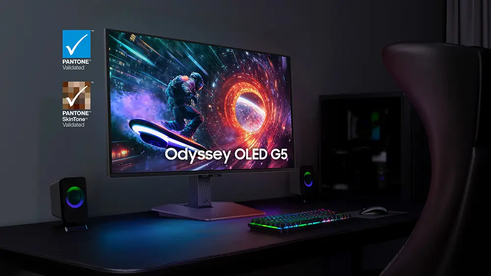Foto: Monitor Odyssey OLED G5 G50SF (dok. Samsung Indonesia)