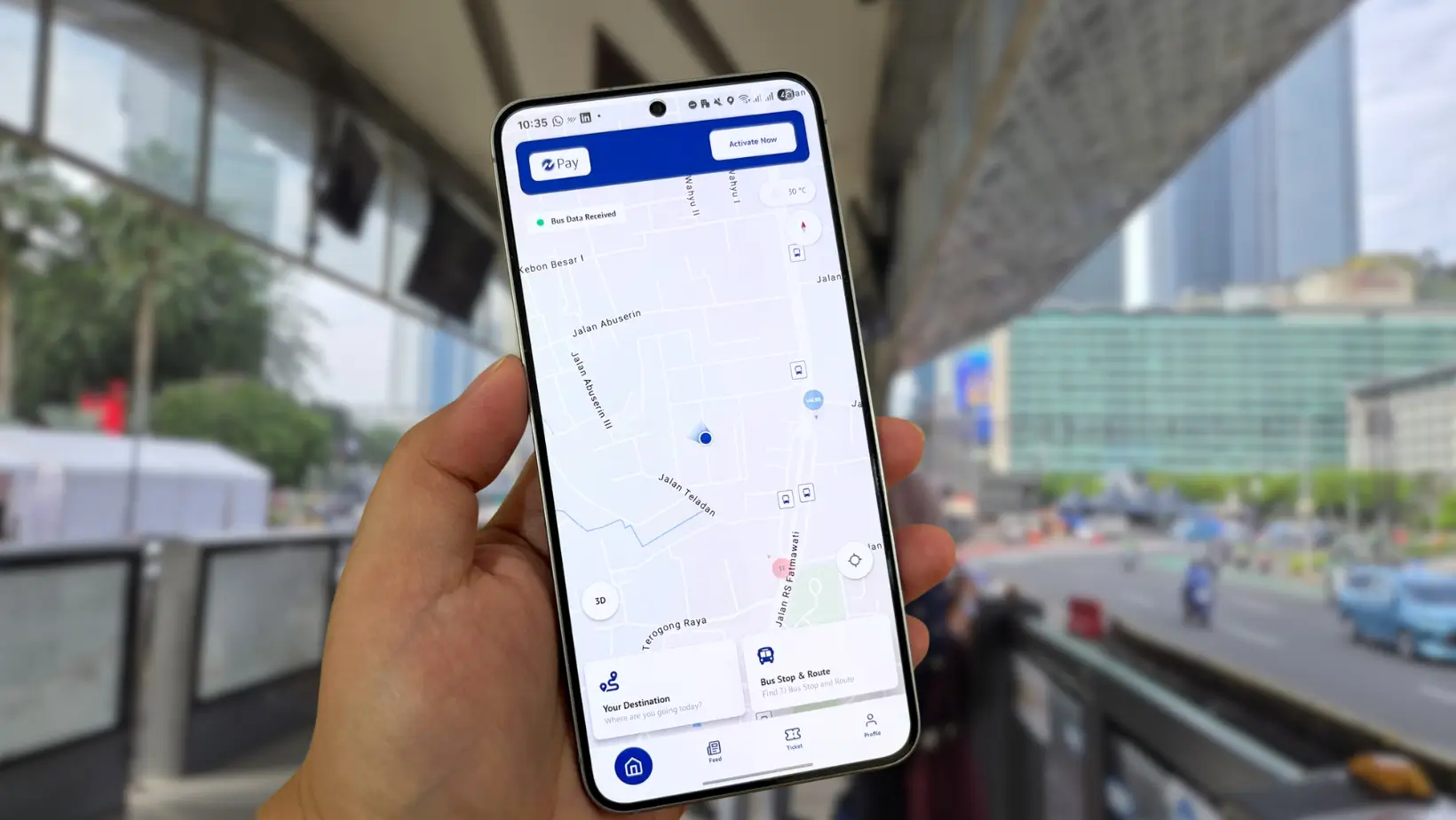 Aplikasi TJ: Transjakarta. (Foto: dok. ThePhras.id)