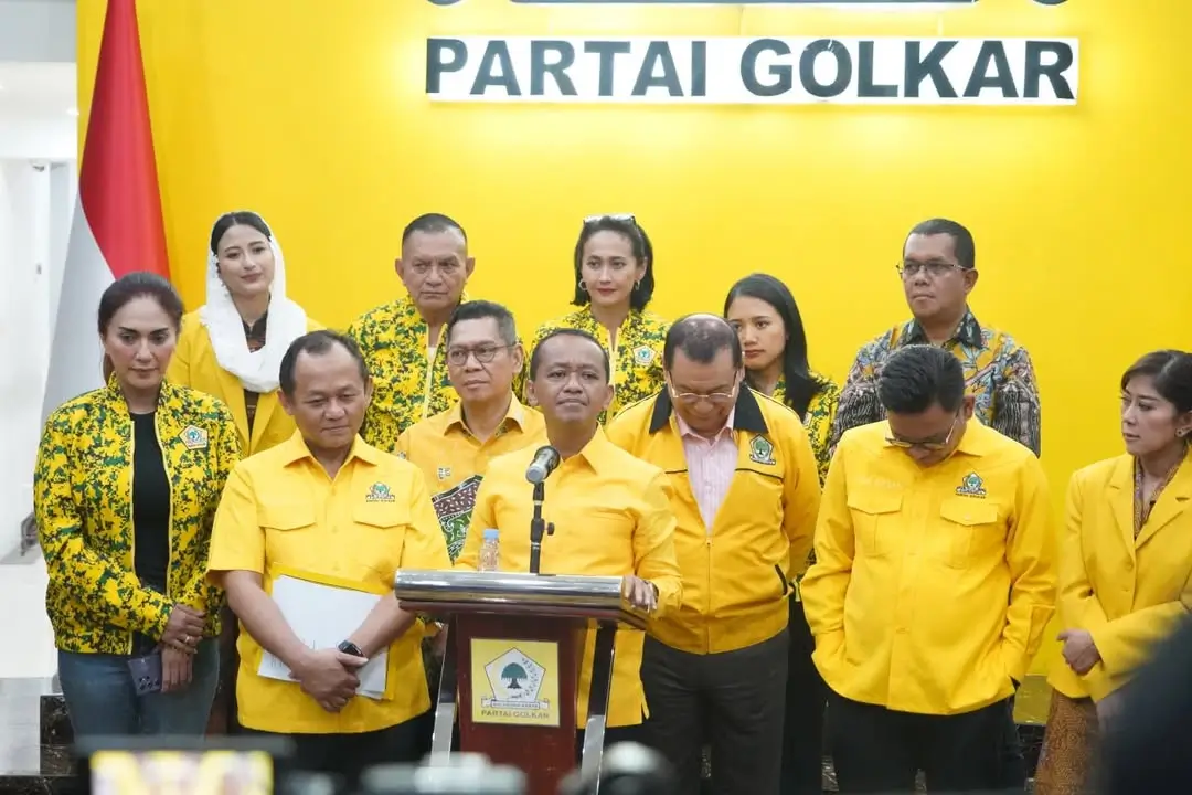 Ketua Umum Partai Golkar, Bahlil Lahadalia beserta jajaran. (Foto: Instagram/golkar.indonesia)