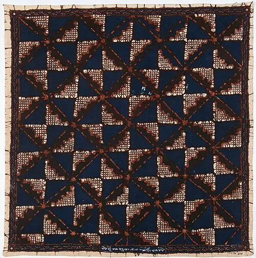 Kain Batik motif Slobog. (Foto: Wikimedia Commons/National Museum of World Cultures)