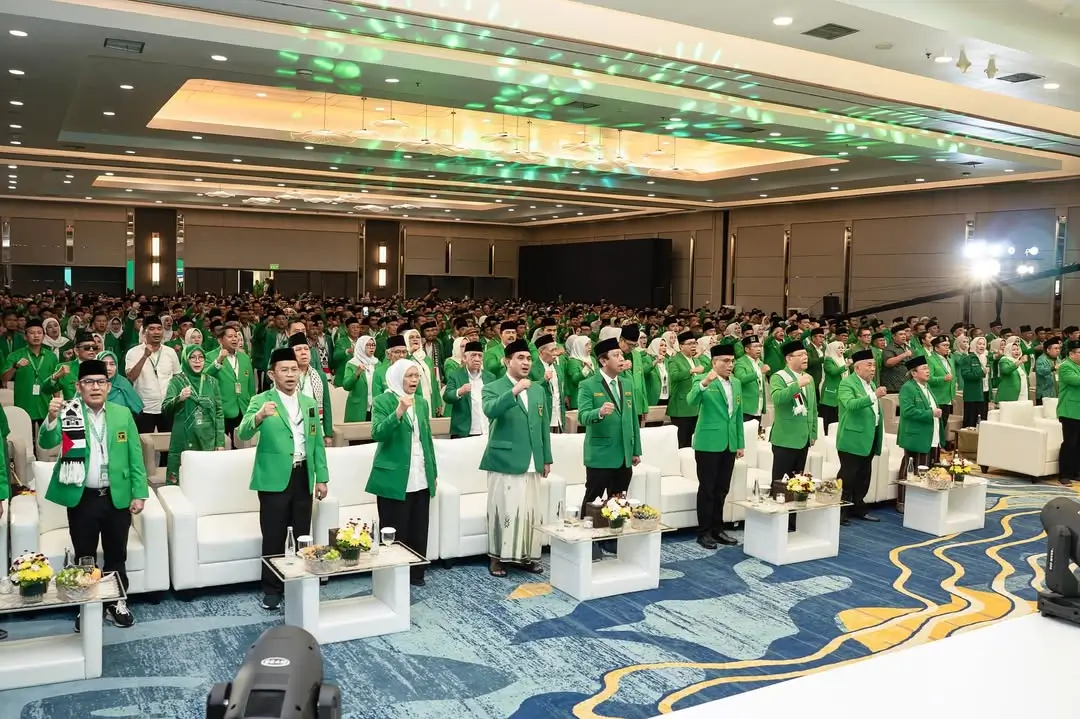 Pembukaan Muktamar ke-10 PPP di Ancol, Jakarta pada Sabtu (27/09/25). (Foto: Instagram/dpp.ppp)