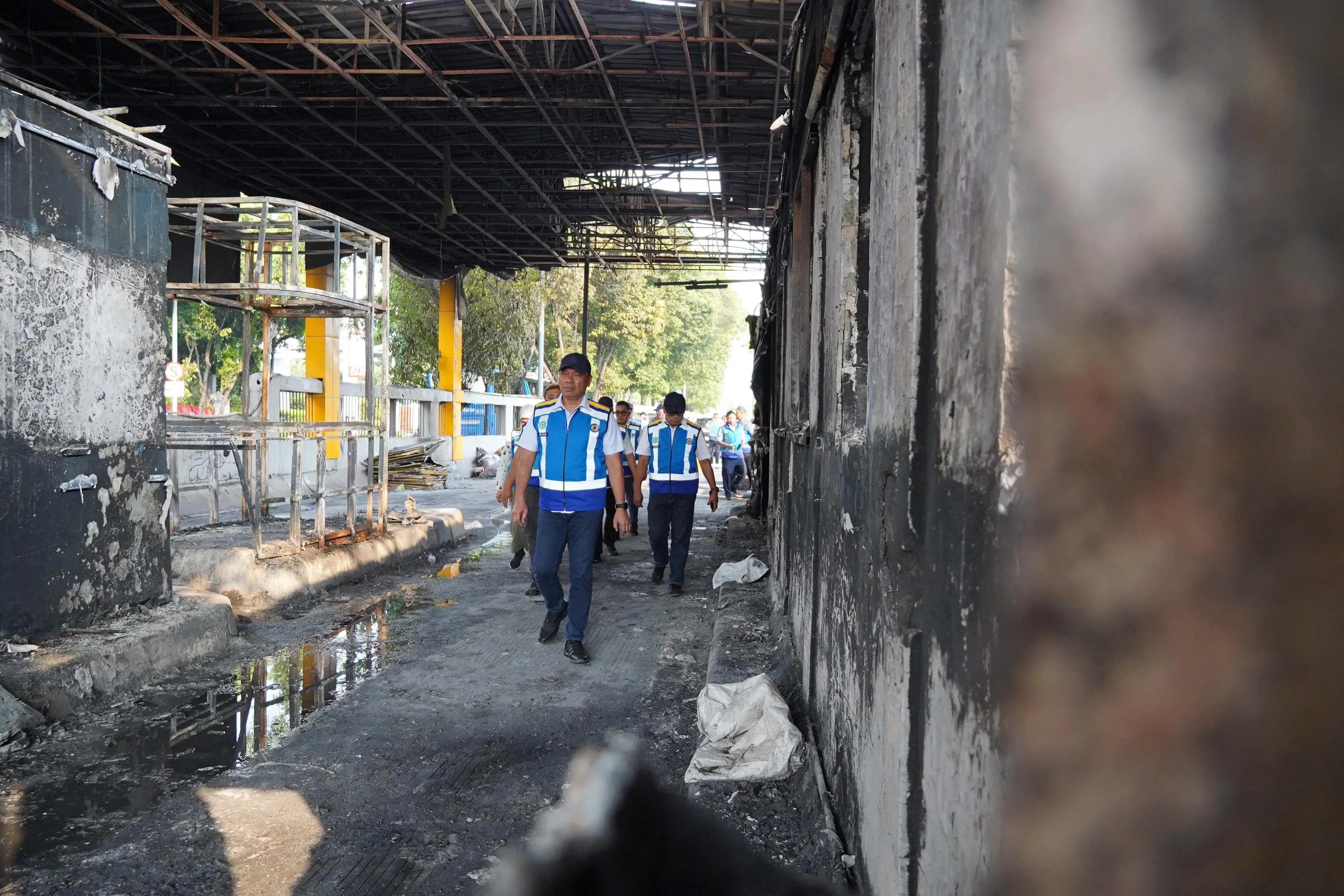 Foto: Perbaikan Gerbang Tol Jakarta (dok. Jasa Marga)