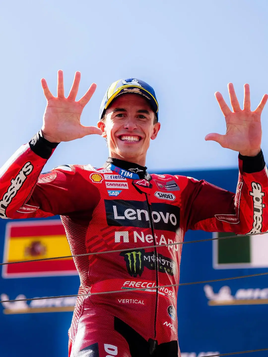 Marc Marquez tinggal membutuhkan empat poin lagi untuk menjuarai MotoGP 2025. (Foto: Instagram Marc Marquez)